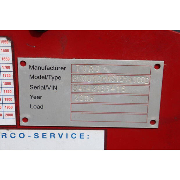 2008 تورو Groundmaster 4000D-46269380