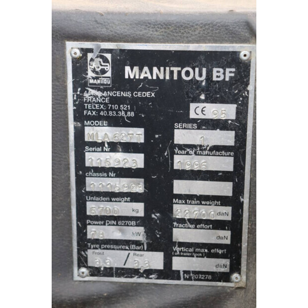 1996 Manitou MLA 627T-46269642