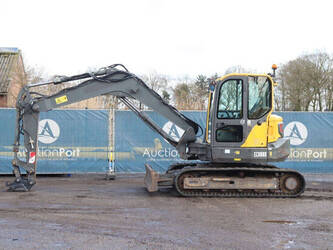 Image de PELLETEUSES SUR CHENILLES 2015 Volvo ECR88D À vendre à Belgique