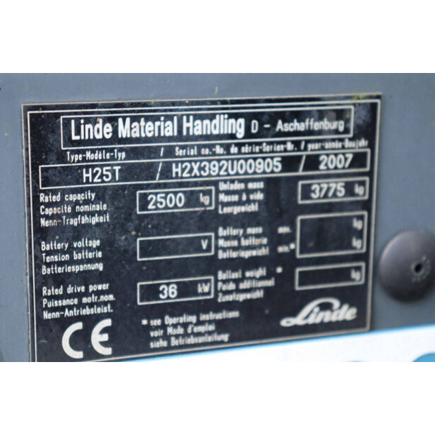2007 Linde H25T-46270479