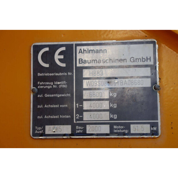 2000 Ahlmann AZ85-46271025