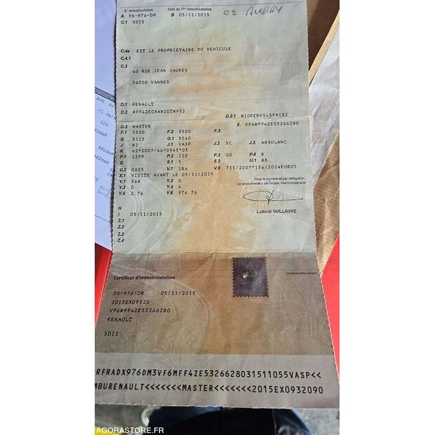 2015 Renault Master RT-46286451