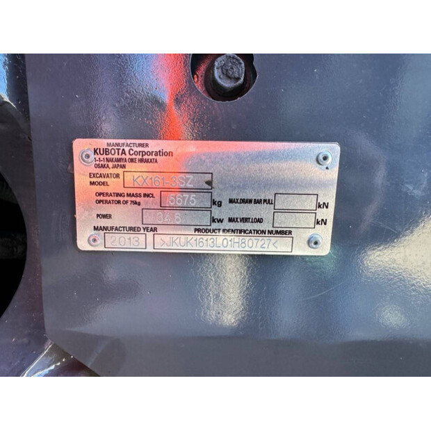 2013 كوبوتا KX161-3-46290256