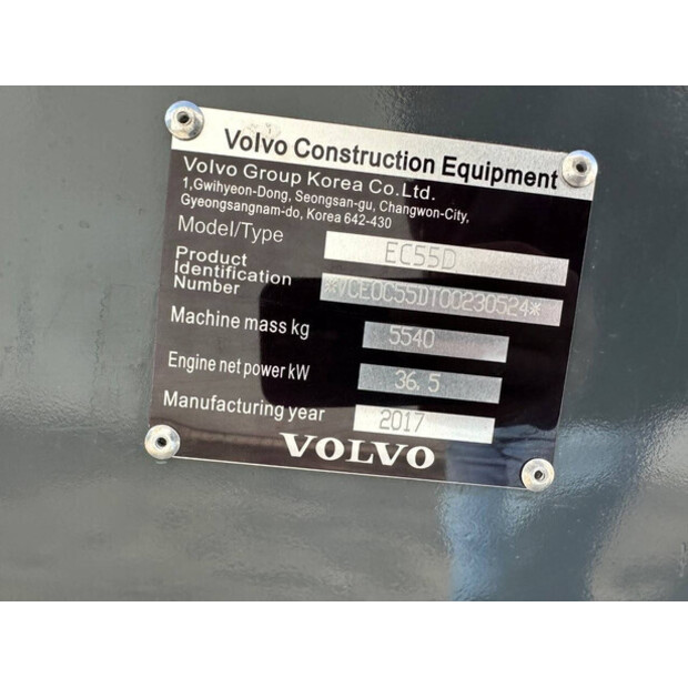 2017 فولفو EC55D-46290419
