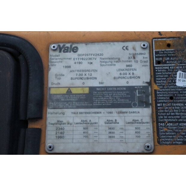 1998 يال GDP25TF-46317689