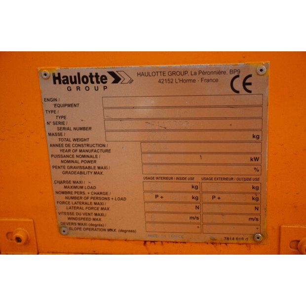 2014 Haulotte STAR 10-1-46317994