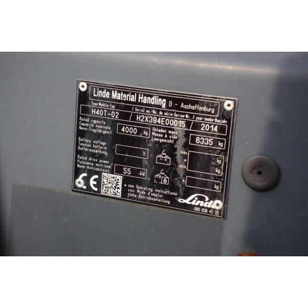 2014 Linde H40T-02-46318762