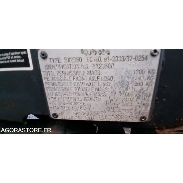 2007 KUBOTA BX2350-46334474