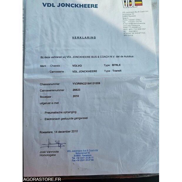 2011 Volvo B7RLE-46353273