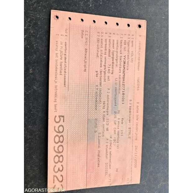 2008 Volvo B7RLE-46353680