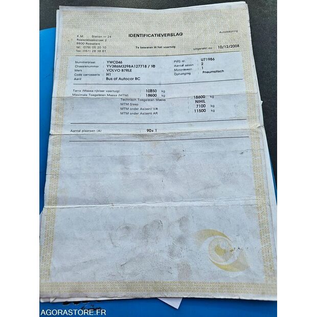 2008 Volvo B7RLE-46353685