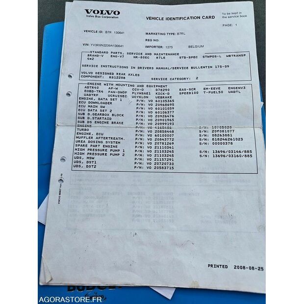 2008 Volvo B7RLE-46353686