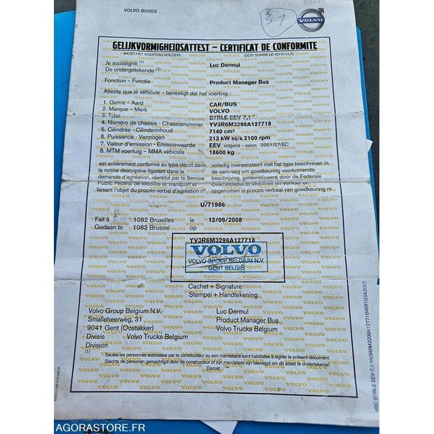 2008 Volvo B7RLE-46353689