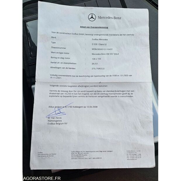 2008 Mercedes-Benz CITARO-46354069