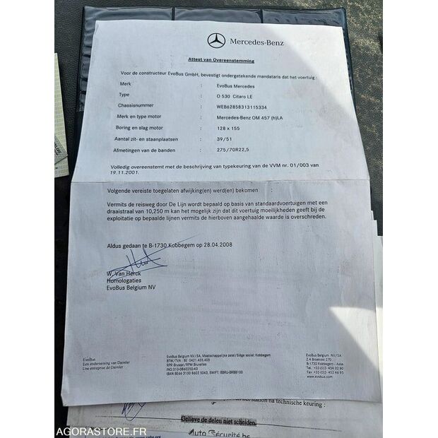 2008 Mercedes-Benz CITARO-46354487