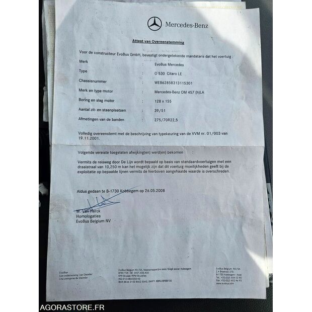 2008 Mercedes-Benz CITARO-46354806