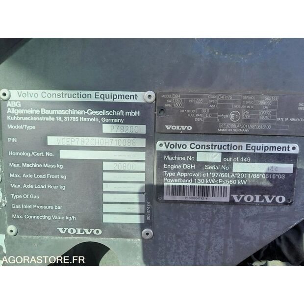 2014 فولفو P7820C-46357232