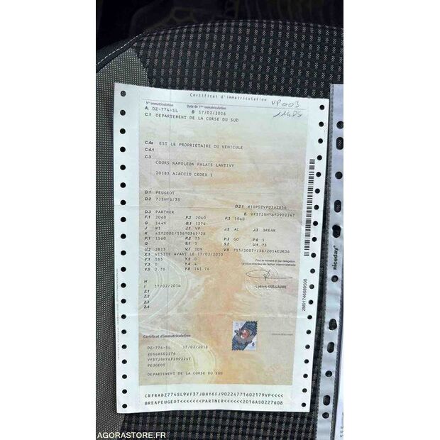 2016 Peugeot PARTNER-46357536