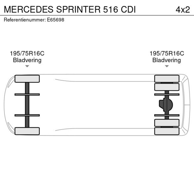 2015 مرسيدس بنز Sprinter 516 CDI-46361319
