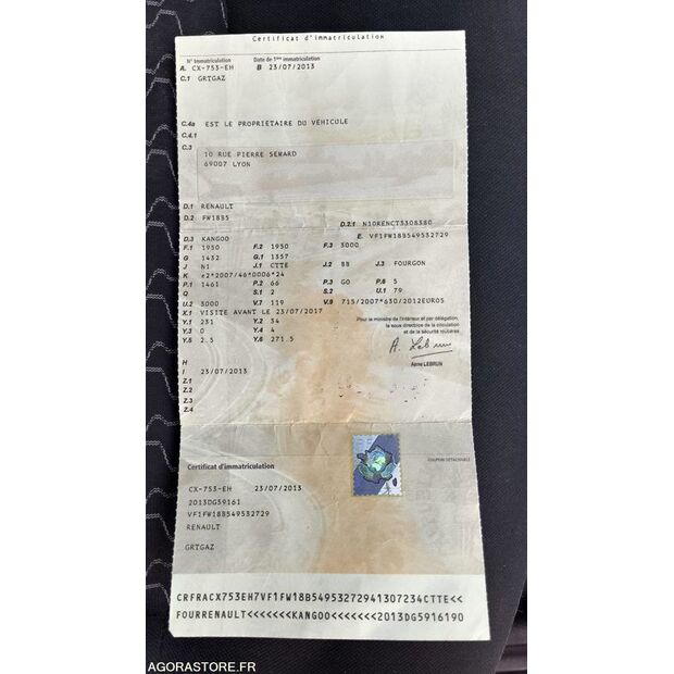 2013 Renault Kangoo-46377722