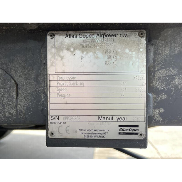2015 Atlas-Copco XAS 97 DD - N-46391962