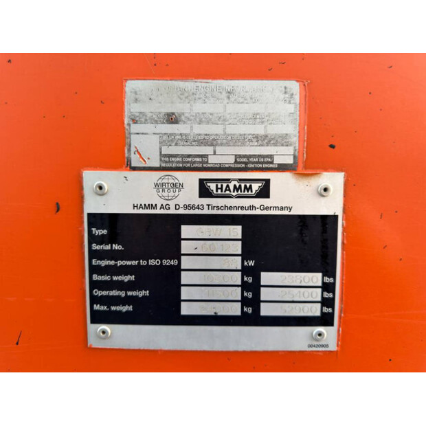 2004 HAMM GRW15-46393085