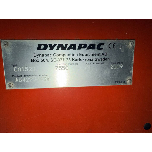 2009 DYNAPAC CA152D-46393403