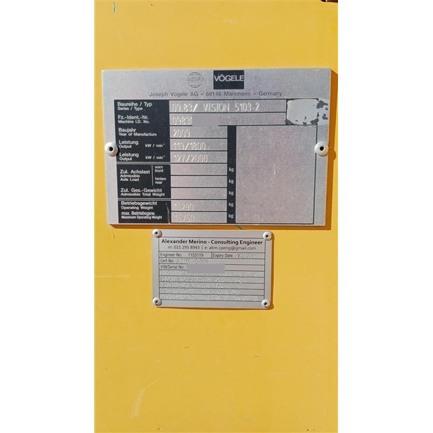 2009 VOGELE vision 5013-2-46406656