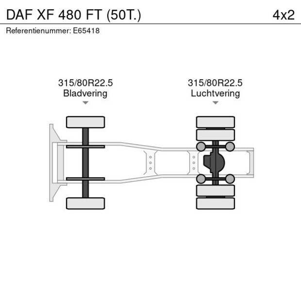 2020 DAF XF 480 FT-46407145