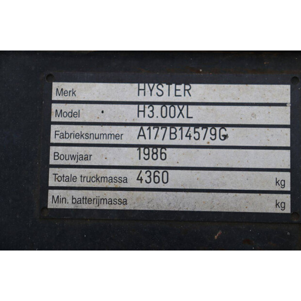 1986 Hyster H3.00XL-46409879