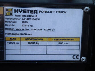 1999-hyster-h16-00xm-12-46410100