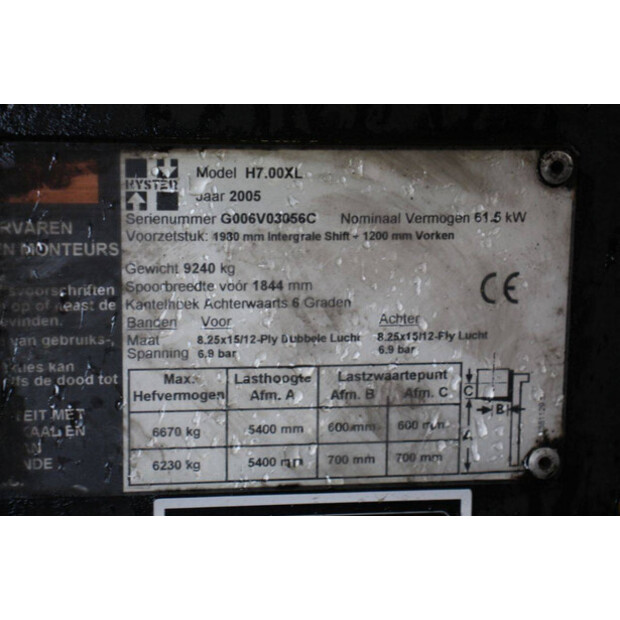 2005 Hyster H7.00XL-46410579