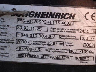 2003-jungheinrich-efg-v-ac-20-46410866
