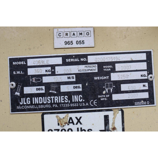 2007 جيه ال جي 4069LE-46411267