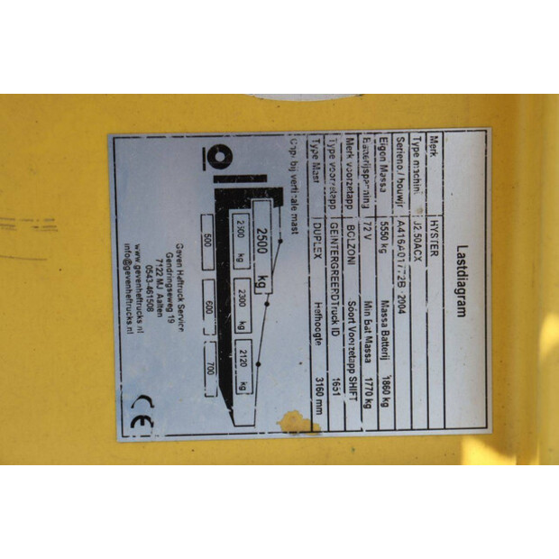 2004 Hyster J2.50ACX-46411638
