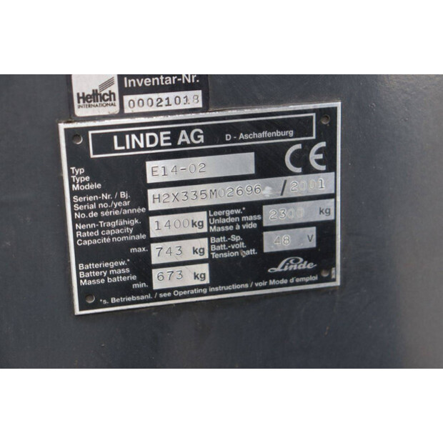 2001 ليندي E14-02-46412324