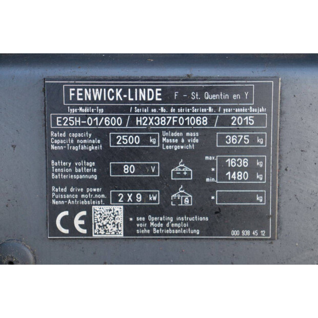 2015 Linde E25H-01/600-46412847
