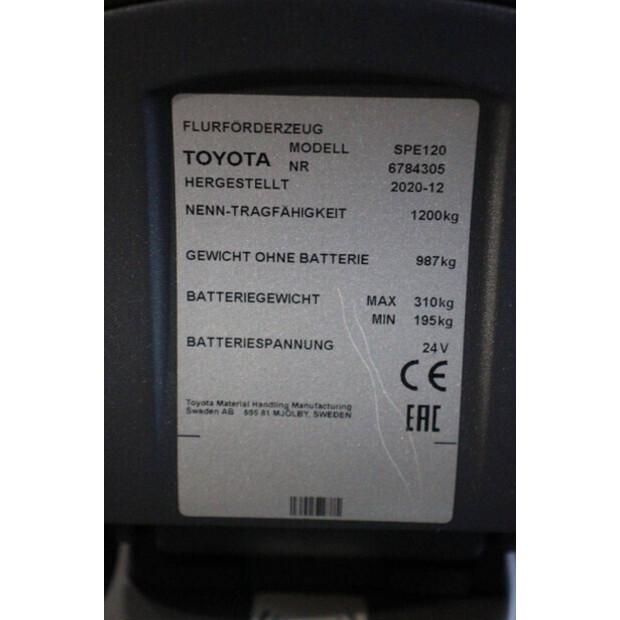 2020 Toyota SPE120-46413124