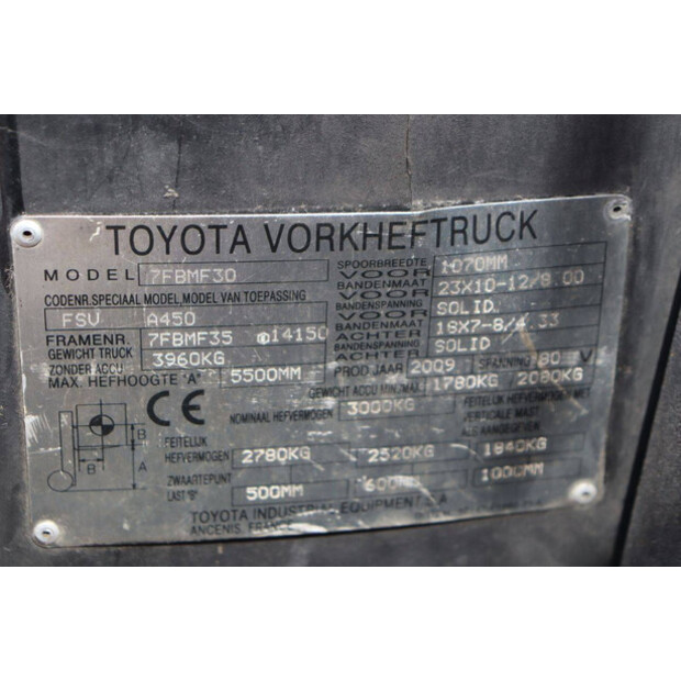 2009 Toyota 7FBMF30-46413767