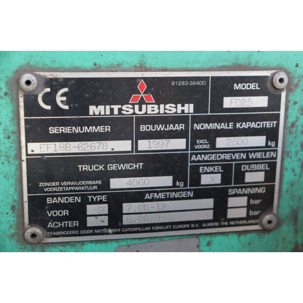 1997 MITSUBISHI FD25-46413807