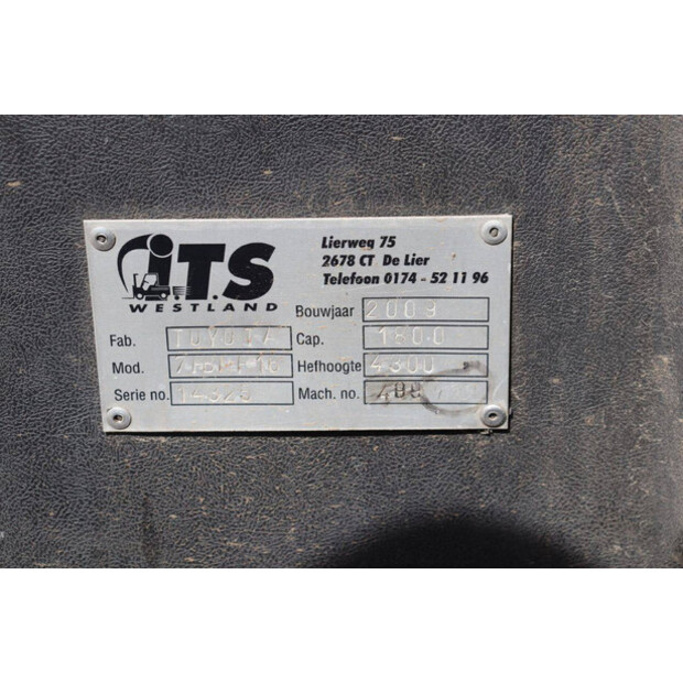 2009 Toyota 7FBMF18-46414077