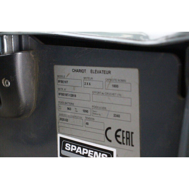 2020 Toyota 8FBE18T-46414977