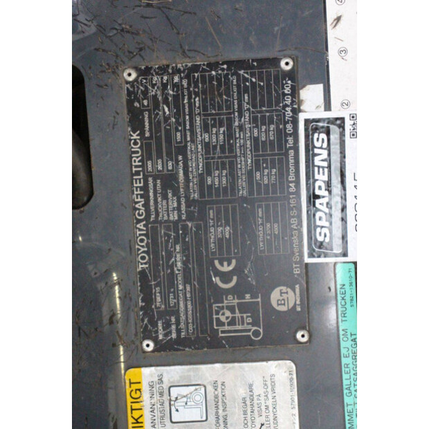 2005 Toyota 7FBEF15-46415036