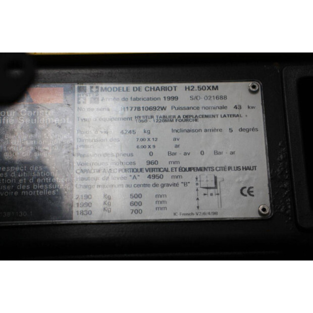 1999 Hyster H2.50XM-46415191