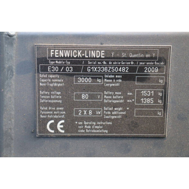 2009 Fenwick-Linde E30/03-46416008