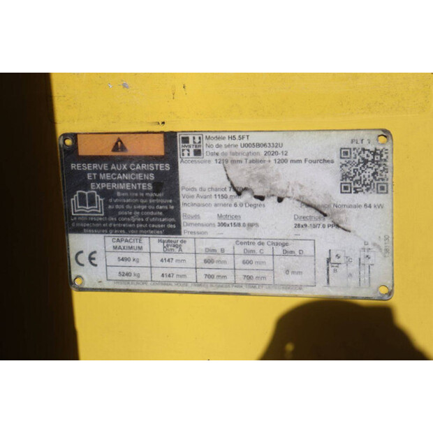 2020 Hyster H5.5FT-46416352