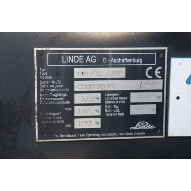 2005 Linde E30-46416493