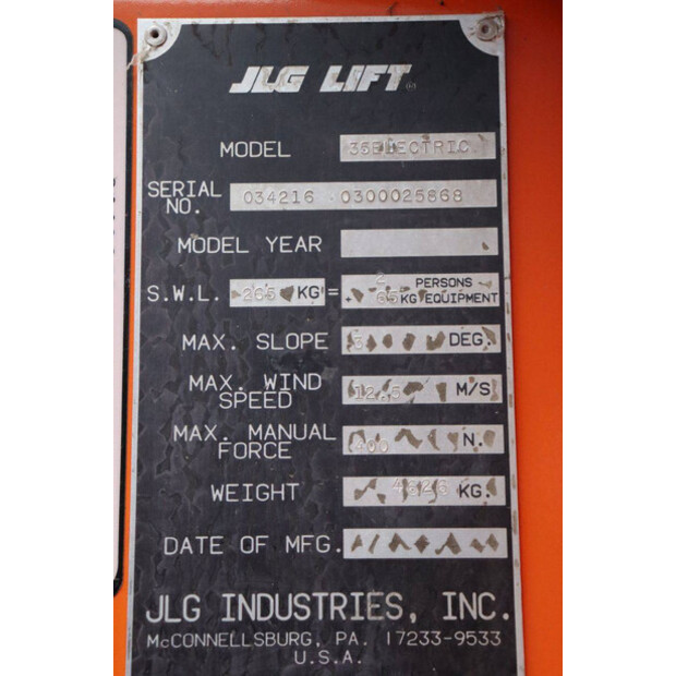 JLG 35ELECTRIC-46416630