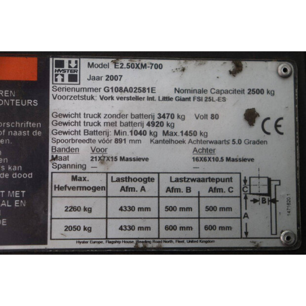 2007 هايستر E2.50XM-700-46417132