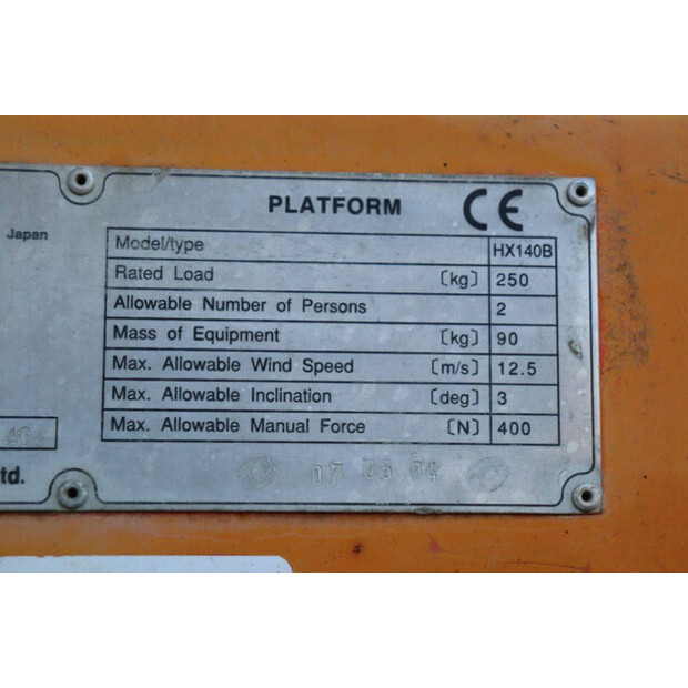 2004 Hitachi HX140B-46417430